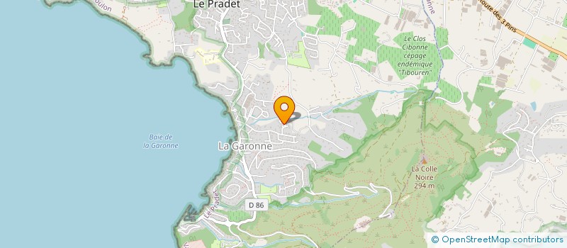 localisation de l'entreprise AZUR PRO DRIVE  LE PRADET