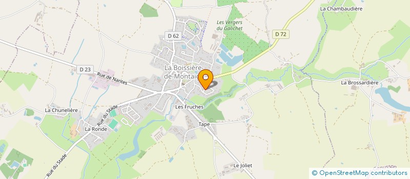 localisation de l'entreprise AZUR PROTECH à MONTAIGU-VENDEE