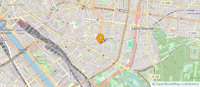 localisation de l'entreprise AZUR PROTECTION ET SECURITE  PARIS