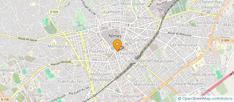 localisation de l'entreprise AZUR PROVENCE  NIMES