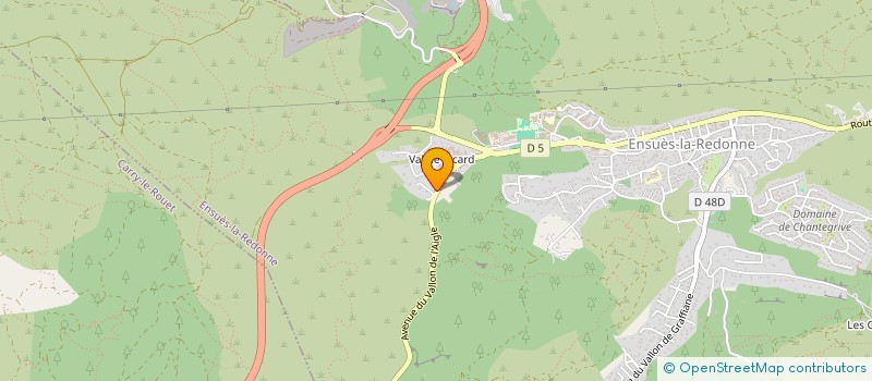 localisation de l'entreprise AZUR PROVENCE  ENSUES-LA-REDONNE