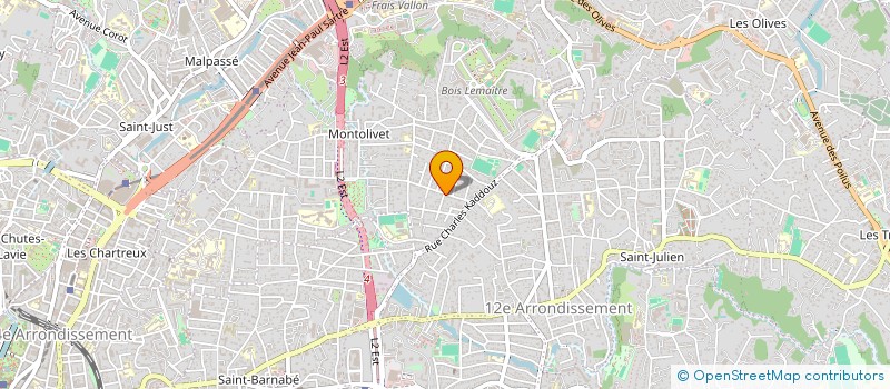 localisation de l'entreprise AZUR PROXI SERVICES à MARSEILLE