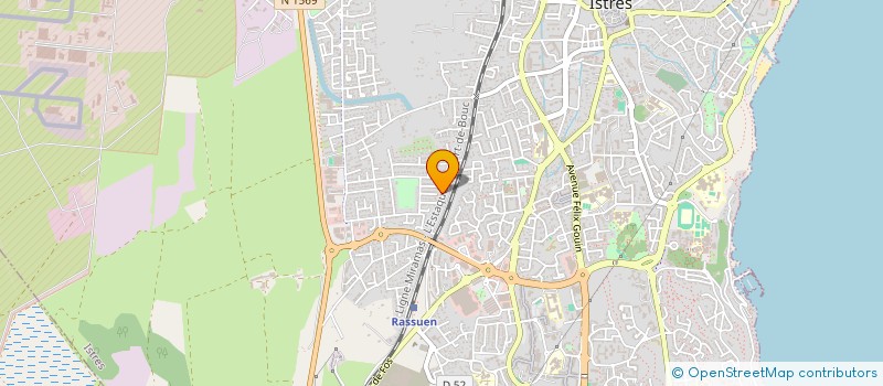 localisation de l'entreprise AZUR RENOV  ISTRES