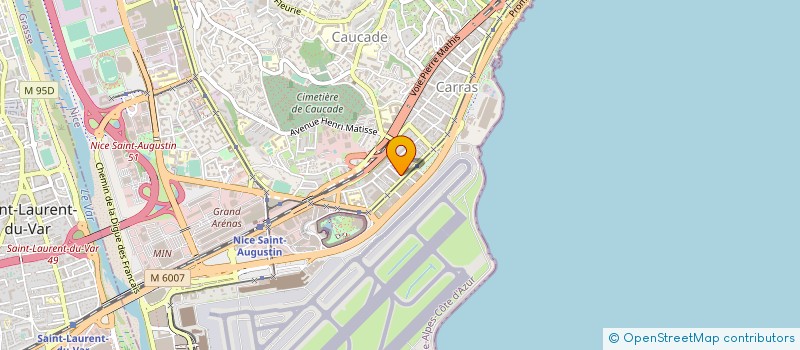 localisation de l'entreprise AZUR RENOV à NICE
