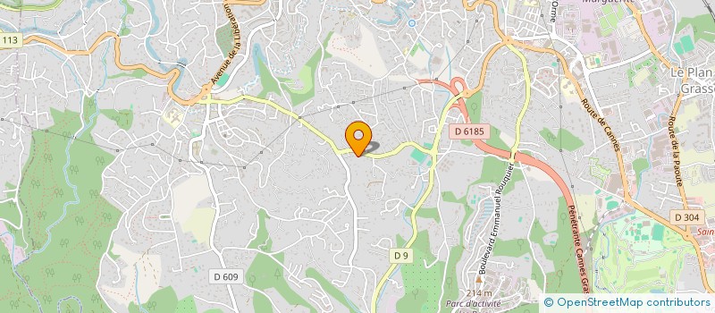 localisation de l'entreprise AZUR RENOVATION CONCEPT à GRASSE