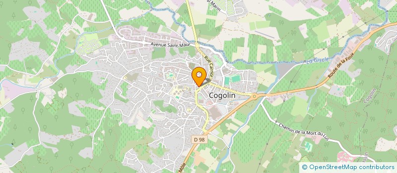 localisation de l'entreprise AZUR REPRO DESIGN  COGOLIN