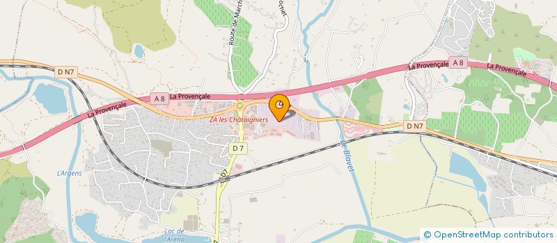 localisation de l'entreprise AZUR RESIDENCE MOBILE à ROQUEBRUNE-SUR-ARGENS
