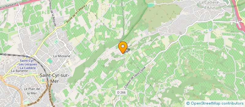 localisation de l'entreprise AZUR REVISION GESTION à SAINT-CYR-SUR-MER