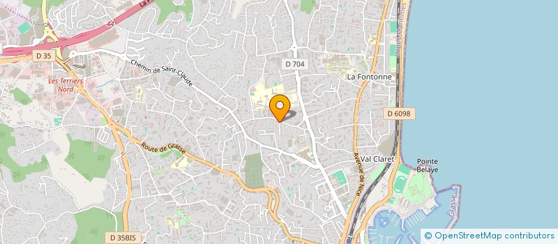 localisation de l'entreprise AZUR RIVIERA  ANTIBES