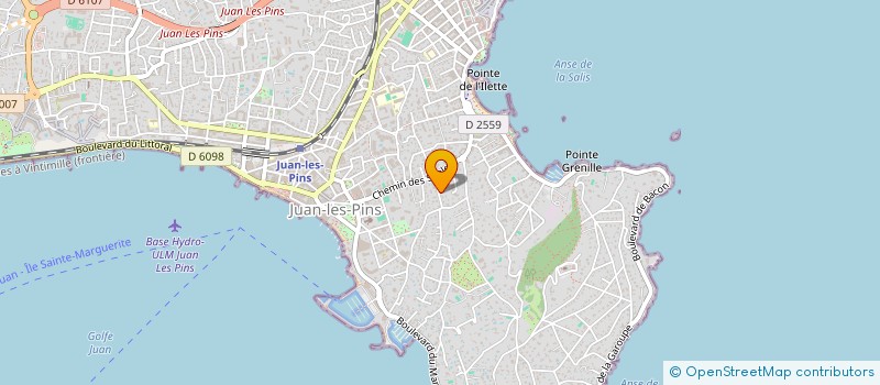 localisation de l'entreprise AZUR RIVIERA DIFFUSION à ANTIBES