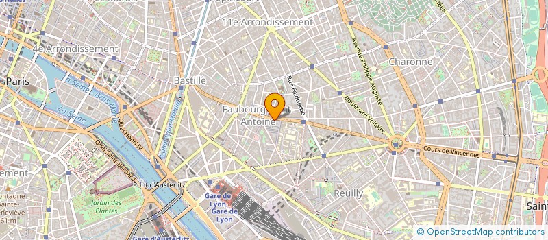 localisation de l'entreprise AZUR SANDWICH  PARIS 12