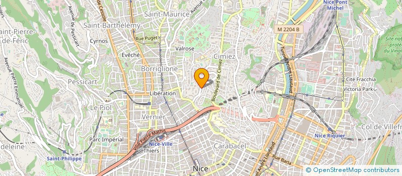 localisation de l'entreprise AZUR SANTE PLUS à NICE