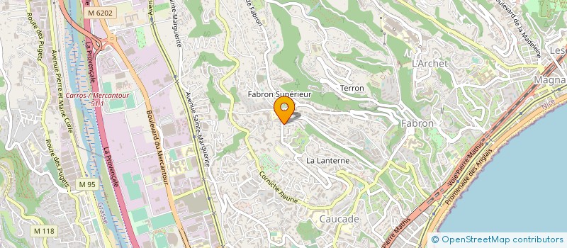 localisation de l'entreprise AZUR SCAPH à NICE