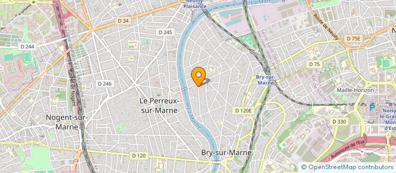 localisation de l'entreprise AZUR SECURITE à BRY-SUR-MARNE
