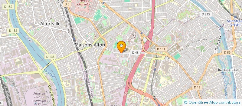 localisation de l'entreprise AZUR SERVICES à MAISONS-ALFORT