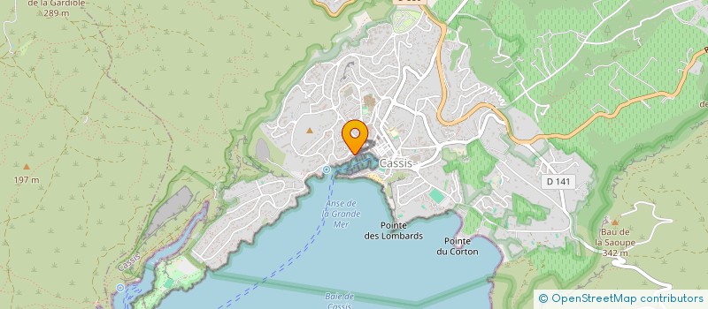 localisation de l'entreprise AZUR SERVICES  CASSIS