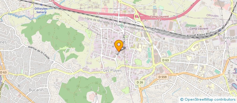 localisation de l'entreprise AZUR SERVICES ASSAINISSEMENT à SIX-FOURS-LES-PLAGES