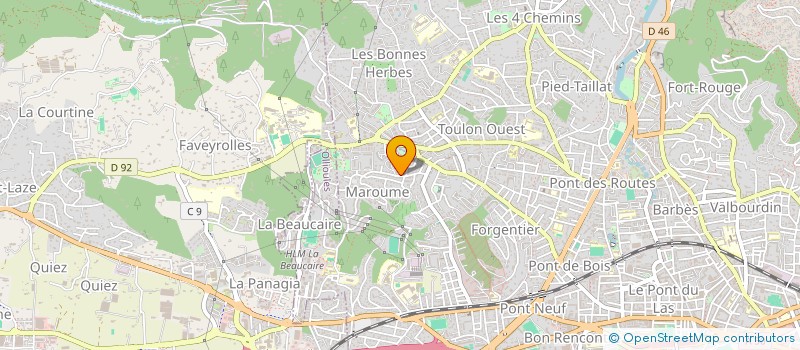 localisation de l'entreprise AZUR SKIPPERS à TOULON