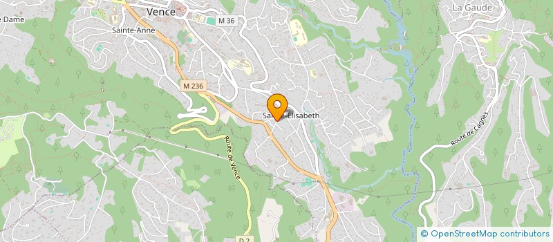 localisation de l'entreprise AZUR SKY 06  VENCE