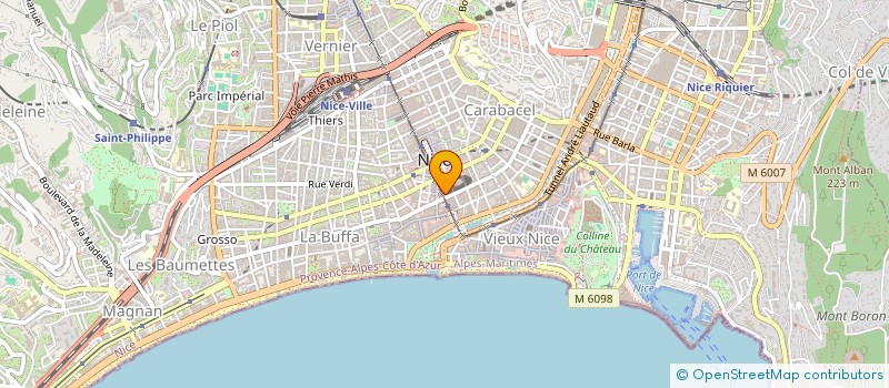 localisation de l'entreprise AZUR SOIERIES à NICE