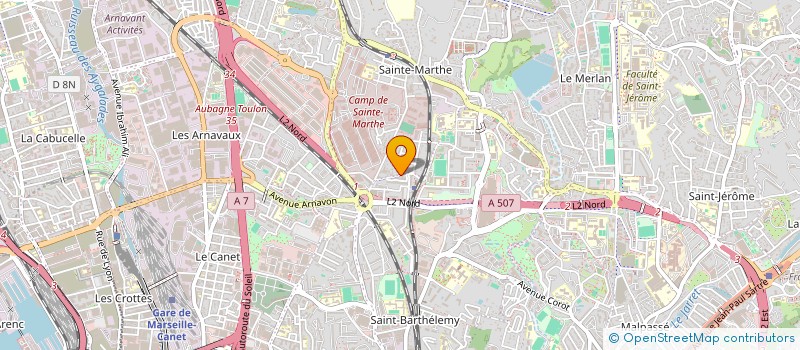 localisation de l'entreprise AZUR SOLUTIONS à MARSEILLE