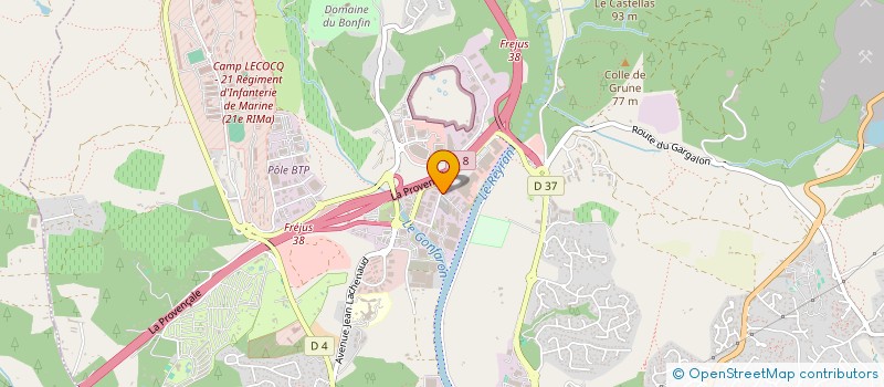 localisation de l'entreprise AZUR SOUDURE à FREJUS