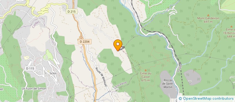 localisation de l'entreprise AZUR STREET  L'ESCARENE