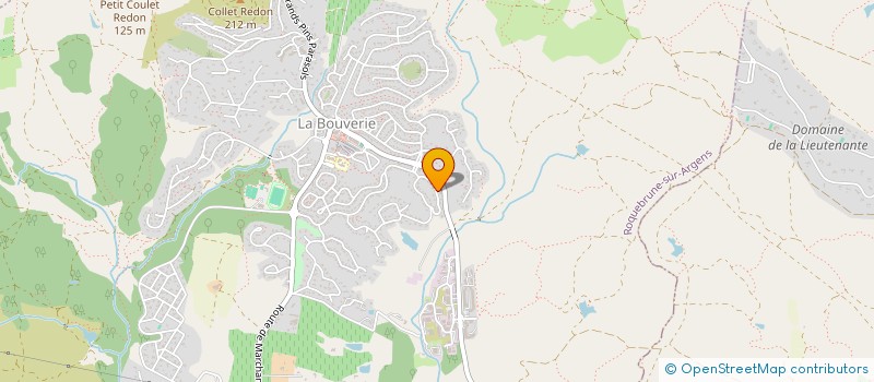 localisation de l'entreprise AZUR SURVEILLANCE GARDIENNAGE  ROQUEBRUNE-SUR-ARGENS