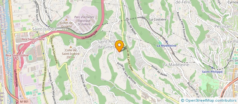 localisation de l'entreprise AZUR TAXI SERVICES à NICE