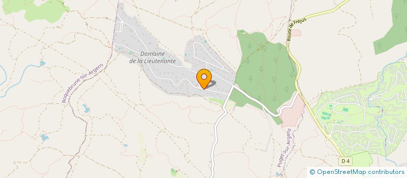 localisation de l'entreprise AZUR TEAM PISCINE à PUGET-SUR-ARGENS