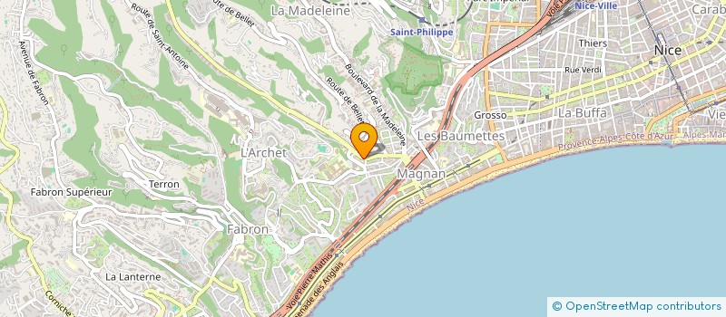 localisation de l'entreprise AZUR TERRE ET JARDINS  NICE