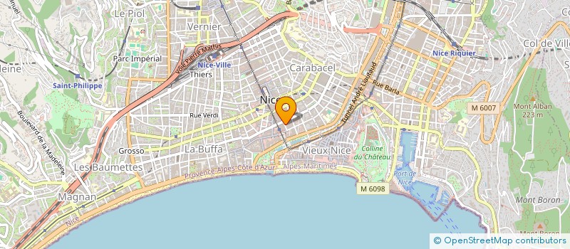 localisation de l'entreprise AZUR TOURISME à NICE