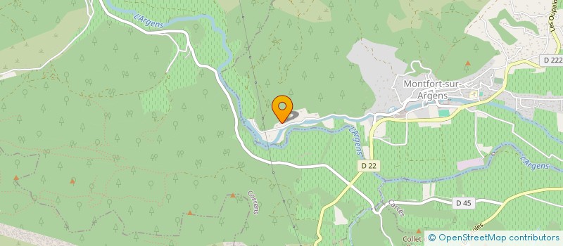 localisation de l'entreprise AZUR-TRADIBAT  CARCES