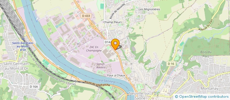 localisation de l'entreprise AZUR TRANSACTIONS  NEUVILLE-SUR-SAONE