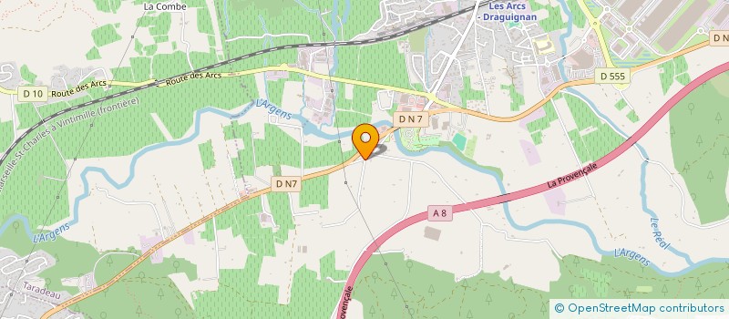 localisation de l'entreprise AZUR TRANSPORT HANDICAP à LES ARCS