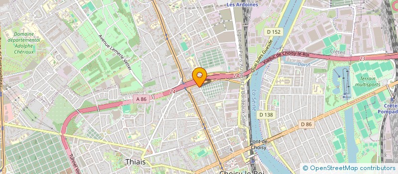 localisation de l'entreprise AZUR TRANSPORT SPECIALISE  CHOISY-LE-ROI