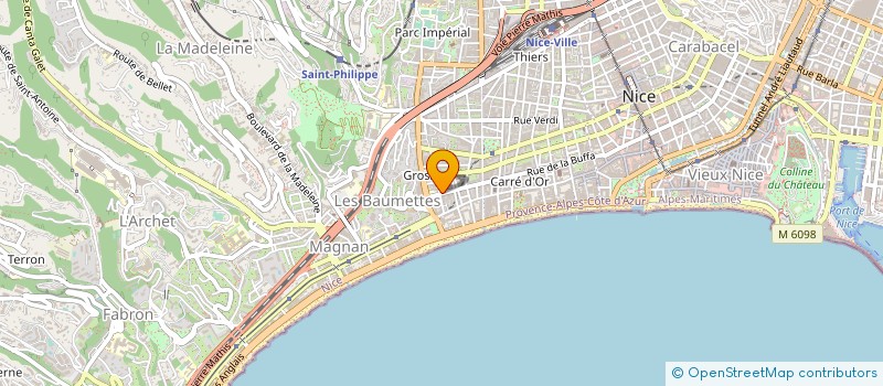 localisation de l'entreprise AZUR TROTTINETTES à NICE