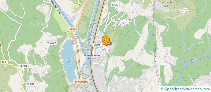 localisation de l'entreprise AZUR URBAN MOOVE  LA ROQUETTE SUR VAR