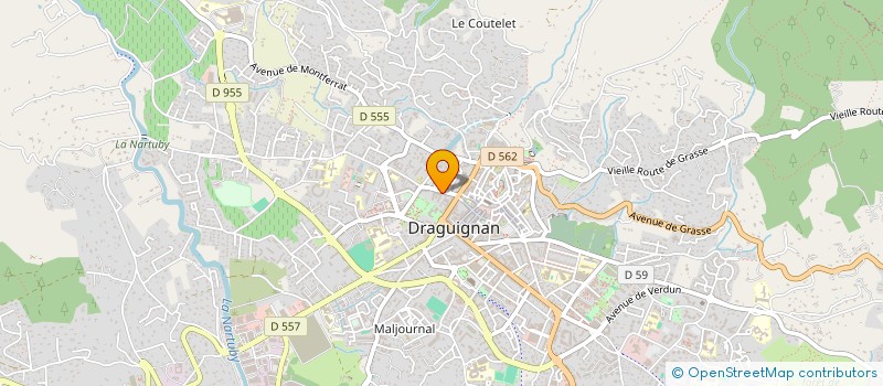 localisation de l'entreprise AZUR VALORISATION à DRAGUIGNAN