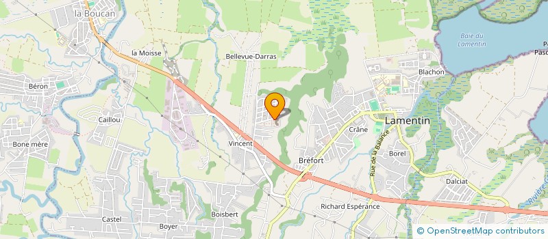 localisation de l'entreprise AZUR VIDANGES 2  LAMENTIN