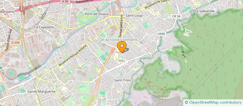 localisation de l'entreprise AZUR VISION à MARSEILLE