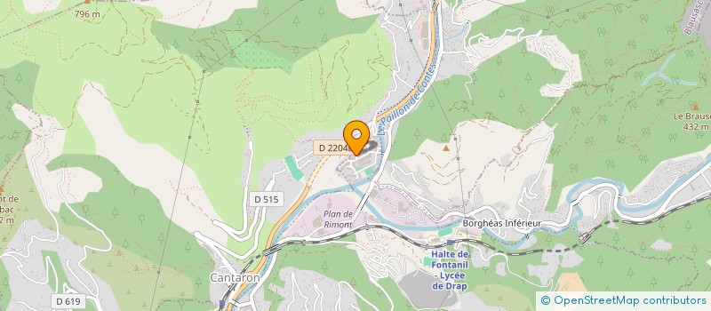 localisation de l'entreprise AZUR VOYAGES VTC  DRAP