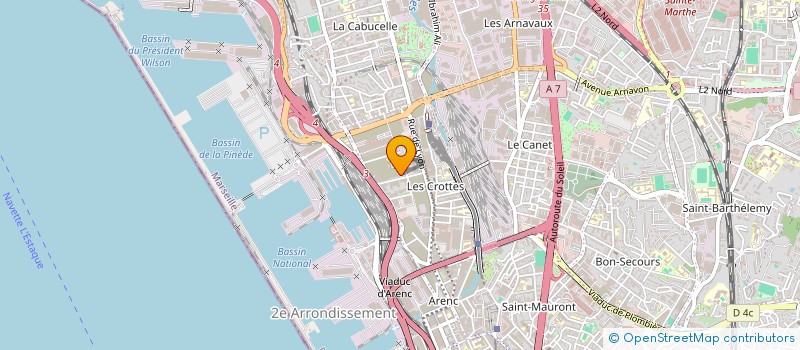 localisation de l'entreprise AZUR VTC  MARSEILLE