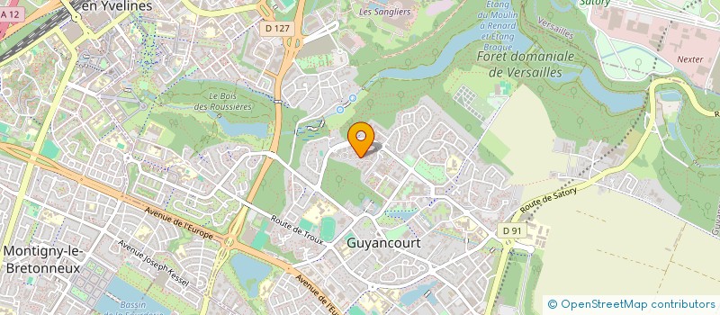 localisation de l'entreprise AZUR VTC  GUYANCOURT