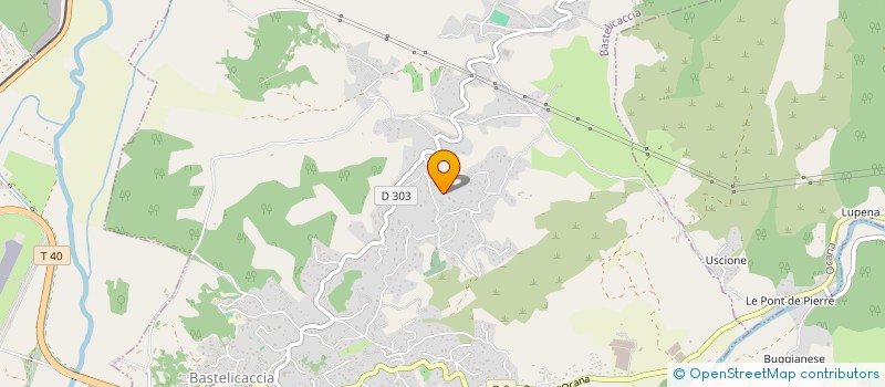 localisation de l'entreprise AZURA à BASTELICACCIA