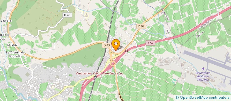 localisation de l'entreprise AZURA  CUERS