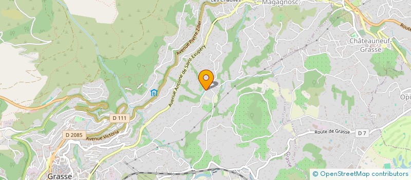 localisation de l'entreprise AZURA IMMOBILIER à GRASSE