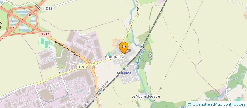 localisation de l'entreprise AZURA INGENIERIE  COMPANS