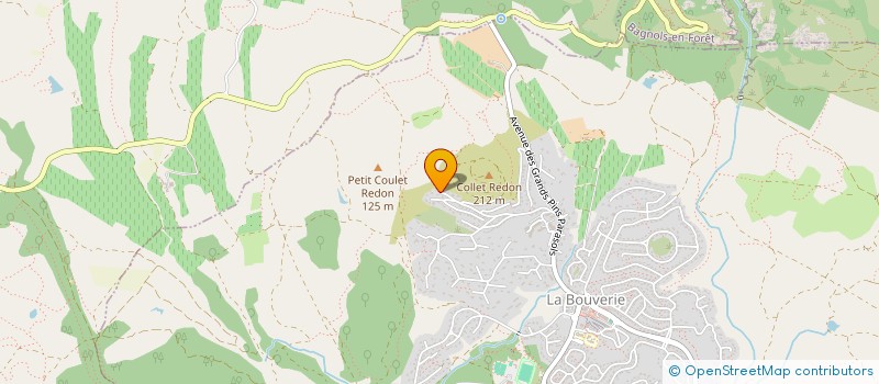 localisation de l'entreprise AZURADIO à ROQUEBRUNE-SUR-ARGENS