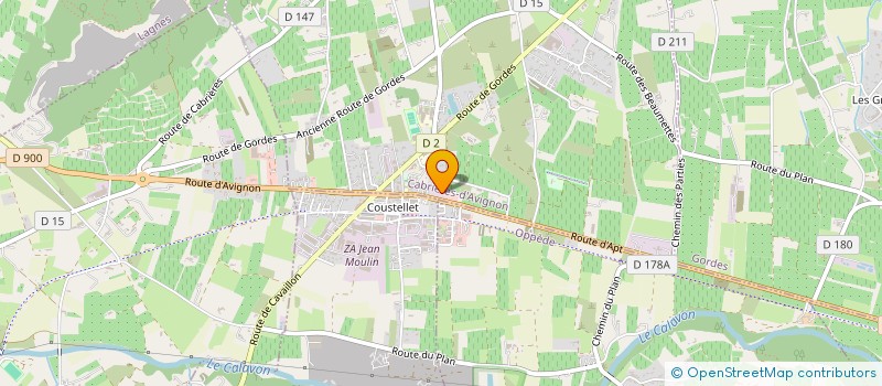 localisation de l'entreprise AZURAIL à TAILLADES